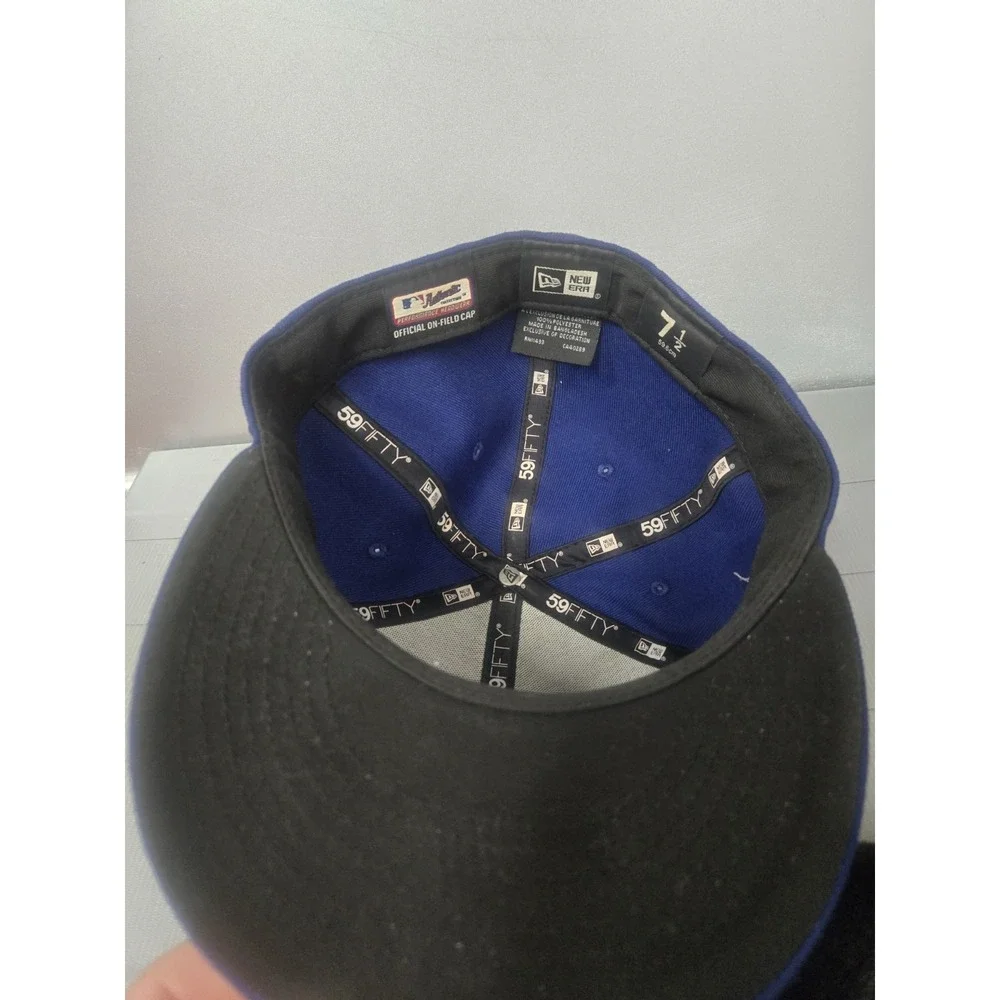 New Era 59Fifty Los Angeles  Dodgers Game Fitted Hat Royal Blue S7 1/2 Daniellia